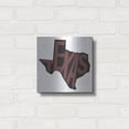 thumbnail image 3 of Luxe Metal Art 'Texas 2'  by Art Licensing Studio Metal Wall Art, 12" x 12", 3 of 9