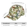 thumbnail image 2 of Rateoe Jungle Animals Pattern Baseball Cap Outdoor Cap Mountain Dad Hat - Unstructured Soft Cotton Cap-Adjustable UV Protection Cap, 2 of 6
