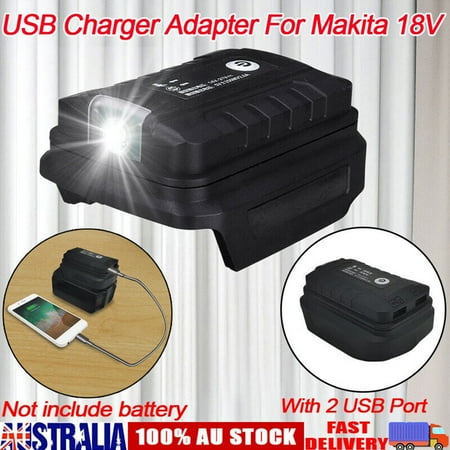 

Pcapzz USB Adapter USB Power Charger USB Mobile Phone Charger 18V Power Bank Compatible with18V Battery