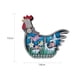 thumbnail image 2 of Lámpara Estatua de animales de madera escultura de pavo recortada en 3D hueca colorida para la oficina en el hogar Tmvgtek Para estrenar, 2 of 9
