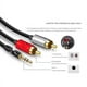 thumbnail image 4 of 2X Cable RCA 2RCA Una 3.5 Cable de Audio Jack de 3.5mm Cable Auxiliar Rca(2M), 4 of 5