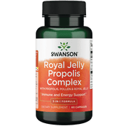 Swanson Royal Jelly Propolis Complex 60 Capsules
