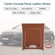 thumbnail image 2 of Sticker de Cuero Sintético para el Panel de Consola Central Unique Bargains para Mercedes-Benz EQE350 2022-2024 Cubierta del Panel de Control Central Estilo de Interior Marrón 1 Juego, 2 of 6