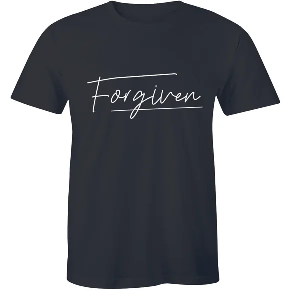T-Shirt Unisexe Forgiven God Command Jesus Christ Christian Church Faith E00169, jusqu'à la Taille 5TG