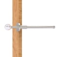 thumbnail image 1 of Allied Brass Clearview Collection Retractable Pullout Garment Rod - Satin Nickel, 1 of 1