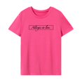 thumbnail image 2 of Camiseta básica para mujer, ropa de recuerdo, camisetas informales de verano, camisa con cuello redondo para deportes de oficina M, 2 of 8