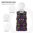 thumbnail image 6 of Easygdp Colorful Mexican Men's Mesh Basketball Jersey Quick Drying Sleeveless Shirts Fitted Muscle Tank Tops Sport Round Neck T-Shirt - X-Large, 6 of 9
