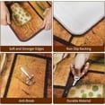 thumbnail image 5 of Kitchen Rug Sets 2 Pieces Non Slip Rugs Kitchen Mats for Floor 17"x48"+17"x30" Washable Hallway Laundry Room Runner Rug Standing Mat Carpet Home Decor Fruit, 5 of 6