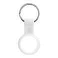 thumbnail image 1 of Étui de Protection pour Localisateur de Téléphone en Silicone Anti-Rayures avec Porte-Clés pour IOS (Blanc), 1 of 14