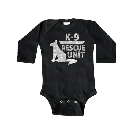 

Inktastic German Shepard K-9 Rescue Unit Gift Baby Boy or Baby Girl Long Sleeve Bodysuit
