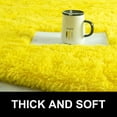 thumbnail image 7 of Homore Ultra Soft Modern Oval Rugs for Bedroom,2.6' x 5.3',Yellow, 7 of 7