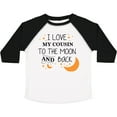 thumbnail image 3 of Inktastic I Love My Cousin to the Moon and Back Boys or Girls Toddler T-Shirt, 3 of 5