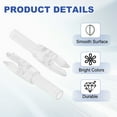 thumbnail image 3 of Uxcell Archery Arrows Nocks, Plastic Insert Arrow Nock Replacement Arrow Tails for Hunting Shooting Compound Recurve Transparent White, 3 of 7