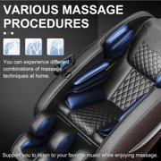 LLappuil Massage Chair, Full Body Zero Gravity Massage Recliner Chair with Heating, Foot Roller, LCD Remote Control, Bluetooth Speakers for Home