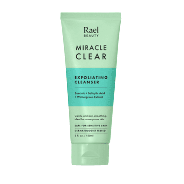 Rael Miracle Clear Exfoliating Cleanser Foam for Acne-Prone Skin, 5.1 fl oz