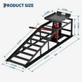 thumbnail image 4 of Yiwa Rampes de Levage Hydraulique pour Véhicules, Lot de 2 Rampes de Service Portable de 5 Tonnes pour Garage à Domicile et Entretien, 4 of 6