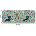 thumbnail image 7 of Dachshund and Flower Kitchen Rug Mat,Kitchen Runner Rugs Non Skid Washable,Decorative Kitchen Floor Mats for Kitchen,Sink,Laundry,17"x47.2", 7 of 7