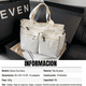 thumbnail image 3 of Bolso Tote Bag de Pana 14 Pulgadas Unisex Malubero, Beige, 3 of 5
