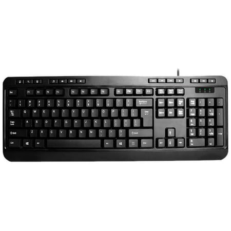 UPC: 0783750006002 | Adesso AKB-132PB Desktop Multimedia PS/2 keyboard (Black)