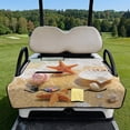 thumbnail image 2 of Psesaysky Golf Cart Seat Covers (With an extra handle) Seat Blanket, with 4 Front Pockets, Fits for EZGO, Yamaha, Club Car, Epic and Other 2 Person Seats, All Seasons (Cute Beach Starfish), 2 of 8