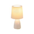 thumbnail image 1 of USB Retro Pleated Beside Lamp Table Cute Desk Lamp for Bedroom Stepless Dimming Bed Lamp Deco LED Light, 1 of 5