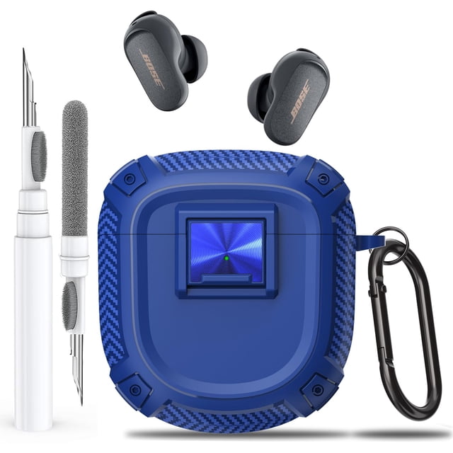 Funda para auriculares Bose QuietComfort II/Ultra con limpiador