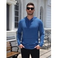 thumbnail image 4 of COOFANDY Men's Lightweight Pullover Hoodie Long Sleeve Sweatshirt Comfort Travel Hoodie, Mens Hoodies with Pocket, 4 of 10