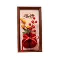 thumbnail image 1 of simhoa New Year Decorative Painting Tabletop and Wall Hanging for Home Shelf Mantel style C, 1 of 8