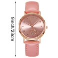 thumbnail image 5 of Sfonq Price Drop Mothers Day Gift Watches for Women ,Luminous Ladies Watch Leather Strap Analog Quartz Fashion Temperament Ladies Watch,As shown Buy 2 Save 10%, 5 of 5