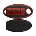 thumbnail image 2 of Huanke-for TPU Leather Car Key Fob Case Cover for Nissan for Qashqai for Trail for Versa, 2 of 11