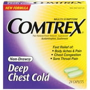 Angle View: Comtrex: Non-Drowsy Multi-Symptom Caplets Deep Chest Cold, 24 ct