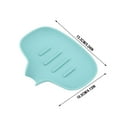 thumbnail image 4 of Sentmoon Dishes Soap Soap Dishes for Bar Soap Elliptical Soap Box with Drainage and Guide No Punching No Water Accumulation Soap for Bathroom for RV and Small Space Living, 4 of 4