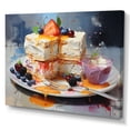 thumbnail image 2 of Designart "Pop Art of Dessert Food VII" Food & Beverage Canvas Art Print, 2 of 5