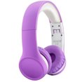 thumbnail image 1 of Auriculares para niños morados Nenos, volumen limitado (morado), 1 of 3