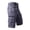 Dark Gray, variant on WWV Big and Tall Cargo Shorts Mens Work Shorts Multi Pockets Zipper Shorts Solid Color Trendy Loose Fit Climb Mountains Workwear Pants Black L