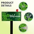 thumbnail image 5 of St Patrick''s Day Mailbox Covers Magnetic Standard Size 21" X 18" Waterproof Green Shamrock Clover Welcome Mailbox Wraps Post Letter Box Cover for Garden Yard Home Decor (St Patricks 5, 21" x 18"), 5 of 6