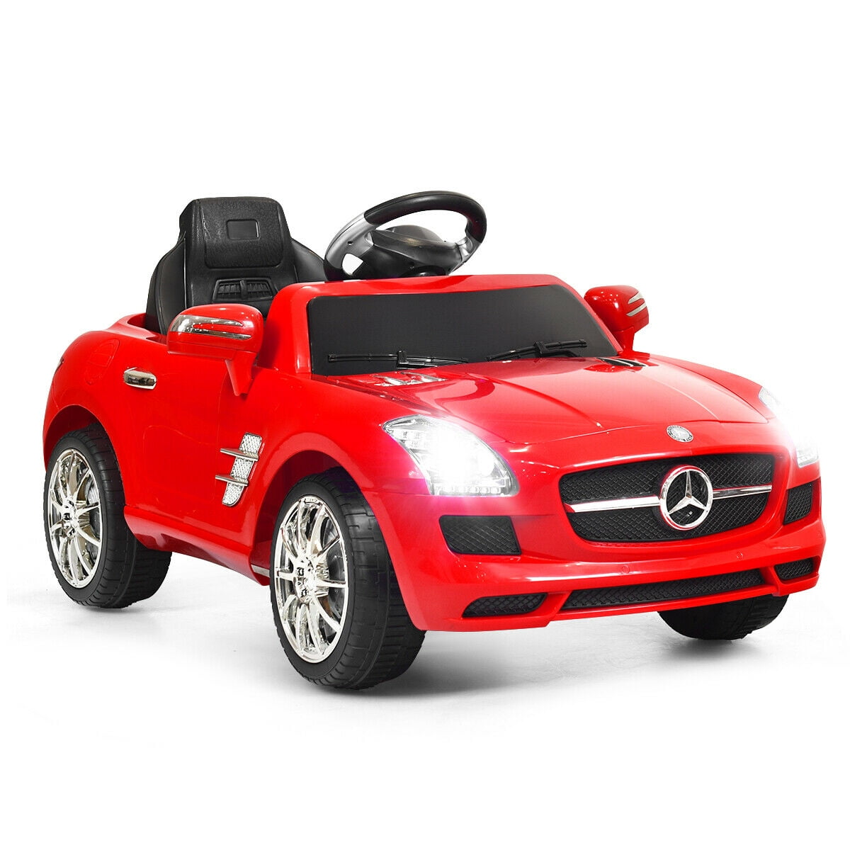 6V Kids Ride On Car RC Remote Control Battery Powered LED Lights Christmas Gift 