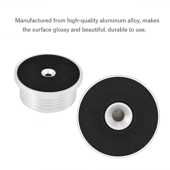 Record Clamp, Glossy High Turntable Record Clamp, Turntables Disc Stabilizer, For Eliminating Vibration Stabilizing Rotational Speed