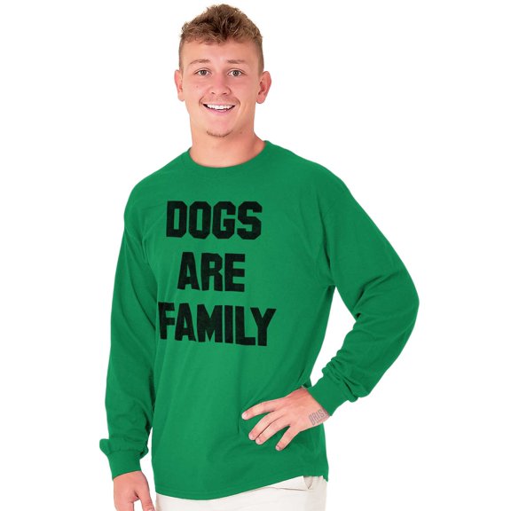Dogs Family Mans Best Friend Pet Lady Long Sleeve TShirt Men Women Brisco Brands S