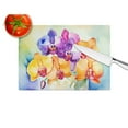 thumbnail image 3 of Orchids in Watercolor Glass Cutting Board Large 12 in x 15 in, 3 of 5