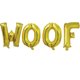 thumbnail image 5 of Juego de 35 globos con letras WOOF para fiestas de cumpleaños de perros, 5 of 6