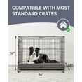 thumbnail image 6 of Ophanie Orthopedic Dog Bed for Large Dogs with Removable Washable Cover, Non-Slip Bottom & Waterproof Liner, Suitable for Crates, 35"x22"x3.5", Gray, 6 of 10