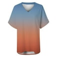 thumbnail image 6 of Weikingp Casual T Shirts For Women Shirts For Teens Girls Summer Tops For Women Short Sleeve Tops For Women Ladies Tops And Blouses Orange S, 6 of 6