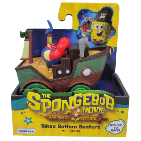 SpongeBob Movie Search for SquarePants Bikini Bottom Boaters Mr. Krabs Vehicle