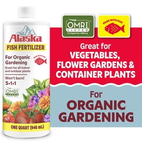 Alaska Fish Fertilizer 5-1-1 Plant Food 1qt