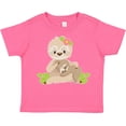 thumbnail image 3 of Inktastic Sloth Mom with Baby Sloth and Flowers Boys or Girls Toddler T-Shirt, 3 of 5