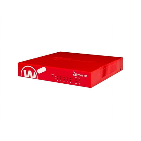 UPC: 0654522520944 | WatchGuard Firebox T40 Network Security/Firewall Appliance – 5 Port – 1000Base-T – Gigabit Ethernet – 4 x RJ-45 – 1 Year Standard Support (US) – Tabletop