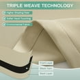 thumbnail image 3 of Lapalife Outdoor Patio Curtains Waterproof, Tab Top 52" x 108" Blackout Privacy Thermal Insulated Curtains for Pergola Porch, 1 Panel, Beige, 3 of 7