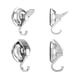 thumbnail image 3 of Ganchos de ventosa resistentes, reutilizables, sin orificios, para superficies lisas, apariencia elegante perfecta con diseño transparente único, construcción estable y duradera para una amplia, 3 of 5