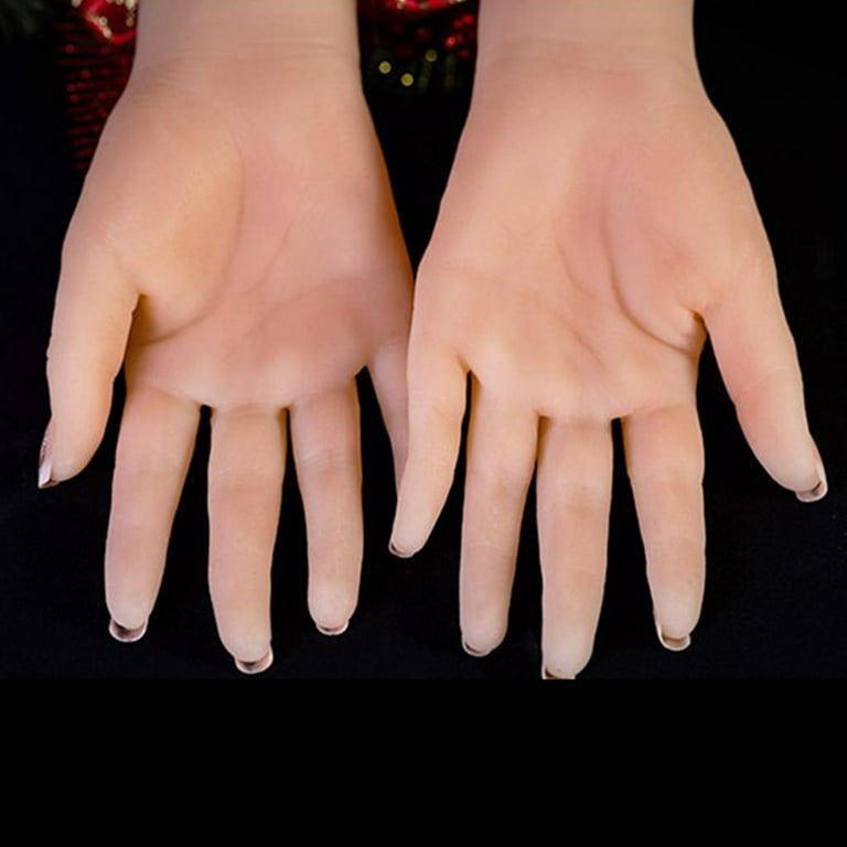Real Lifelike Soft Male Silicone Mannequin hand For Display Watch